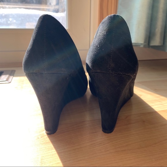 Merona black wedge 3.5-inch heel - Picture 3 of 4